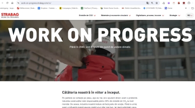 STRABAG lansează în România platforma de sustenabilitate „Work on Progress”
